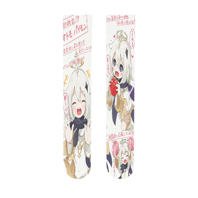 Interesting Japanese Design Women's Stockings Genshin Series Thigh Qme style9 One Size