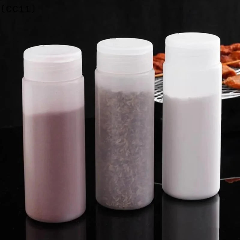 400 Clear Plastic Spice Jar Shaker Lids Kitchen Seasoning Containers Qme