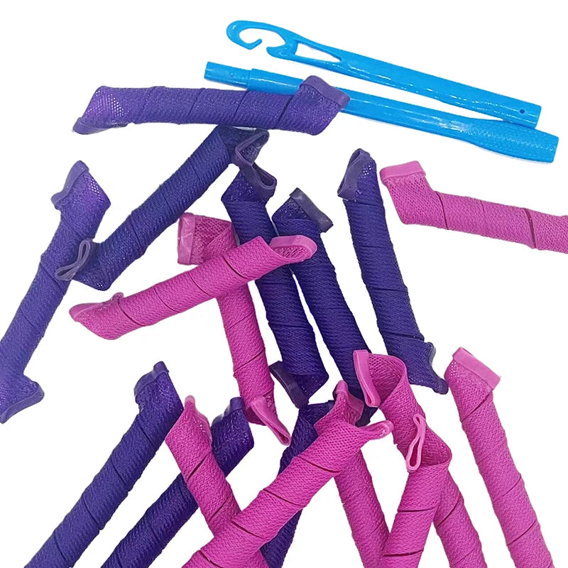 Heatless Hair Curlers Effortless Styling Hooks Safe Easy Use Without Qme