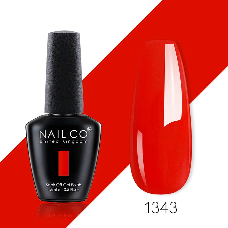 NAILCO 85 Colors Nail Gel UV LED Lacquer Manicure Varnish Hybrid Semi