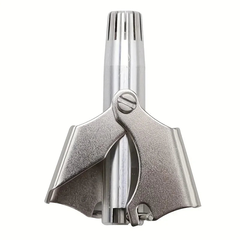 Nose Hair Trimmer Manual for Both Men And Women, Featuring a High-Quality Stainless Steel Design with a Small Round Head Qme