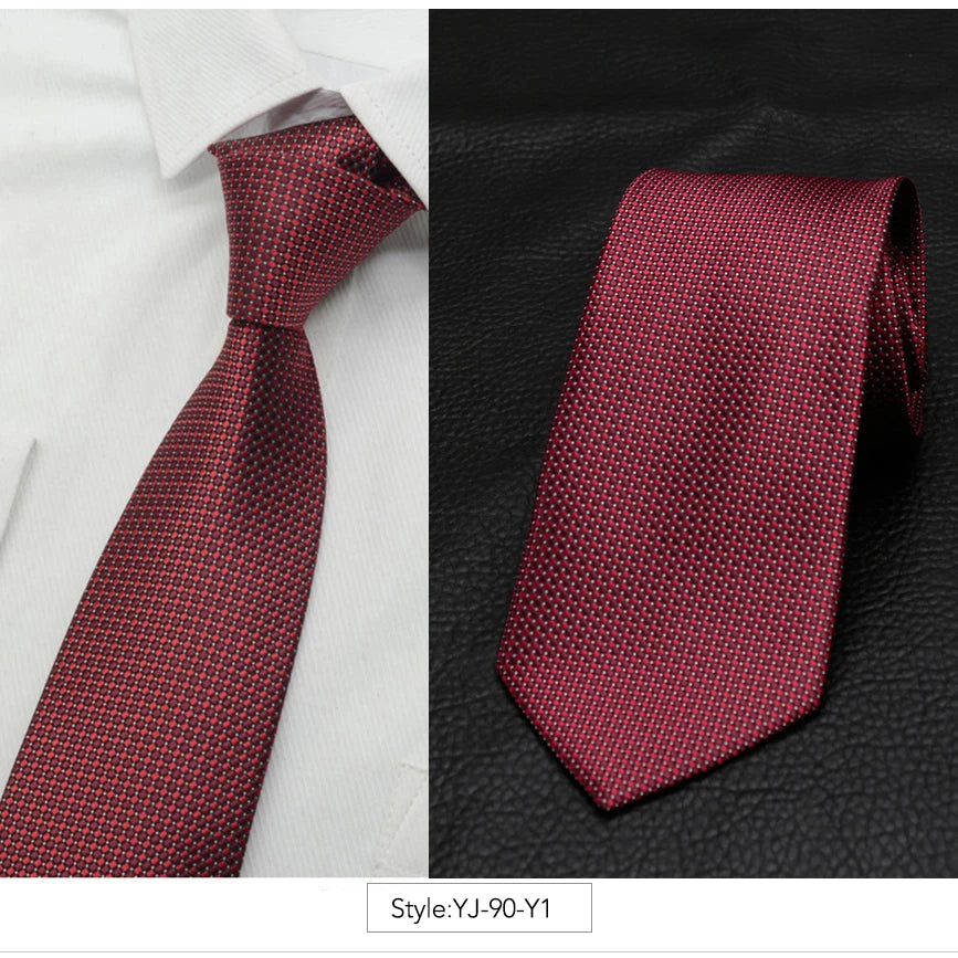IHGSNMB Men Tie Fashion Classic Business Necktie Mens Casual Ties Qme