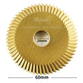 Key Copy Machine 60x6x16mm 90Teeth HSS Cutter Saw Blade Fit 238BS 2AS Qme Titanium Coated