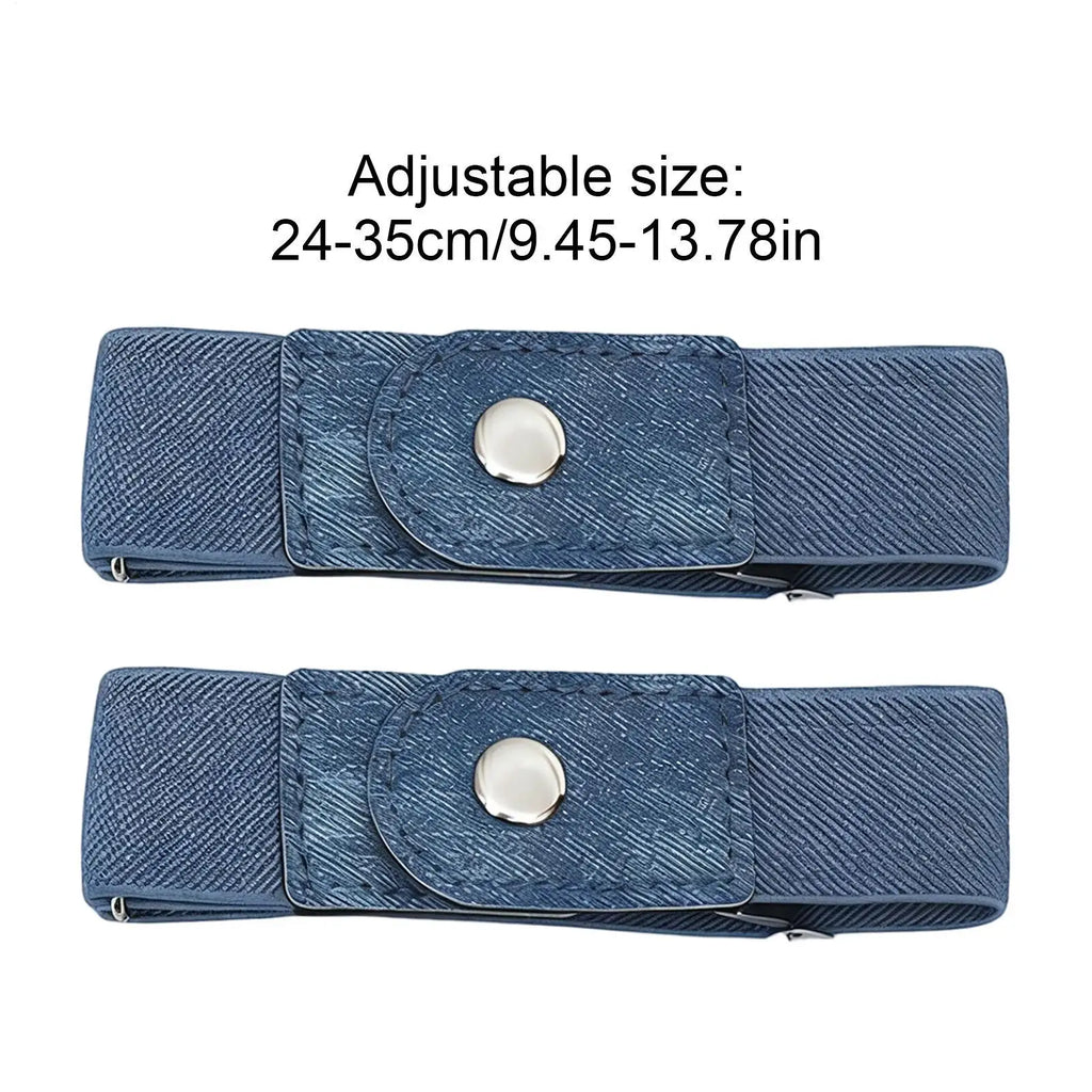 No Buckle Belt Women 1 Pair Elastic Adjustable Strap Buckleless Belt Men for Casual Work Jeans Pants Dresses Golf Waist Qme