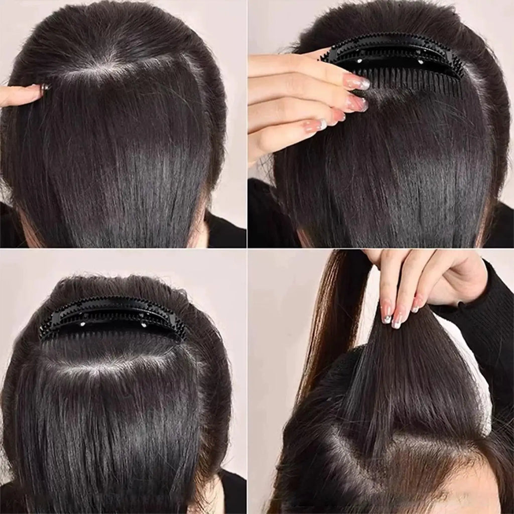 1/4pcs Cushion Stable Hair Roots Volumizing Fiber Insert Comb Invisible Fluffy Hair Pad Heightening Artifact Hairstyle Tool Qme