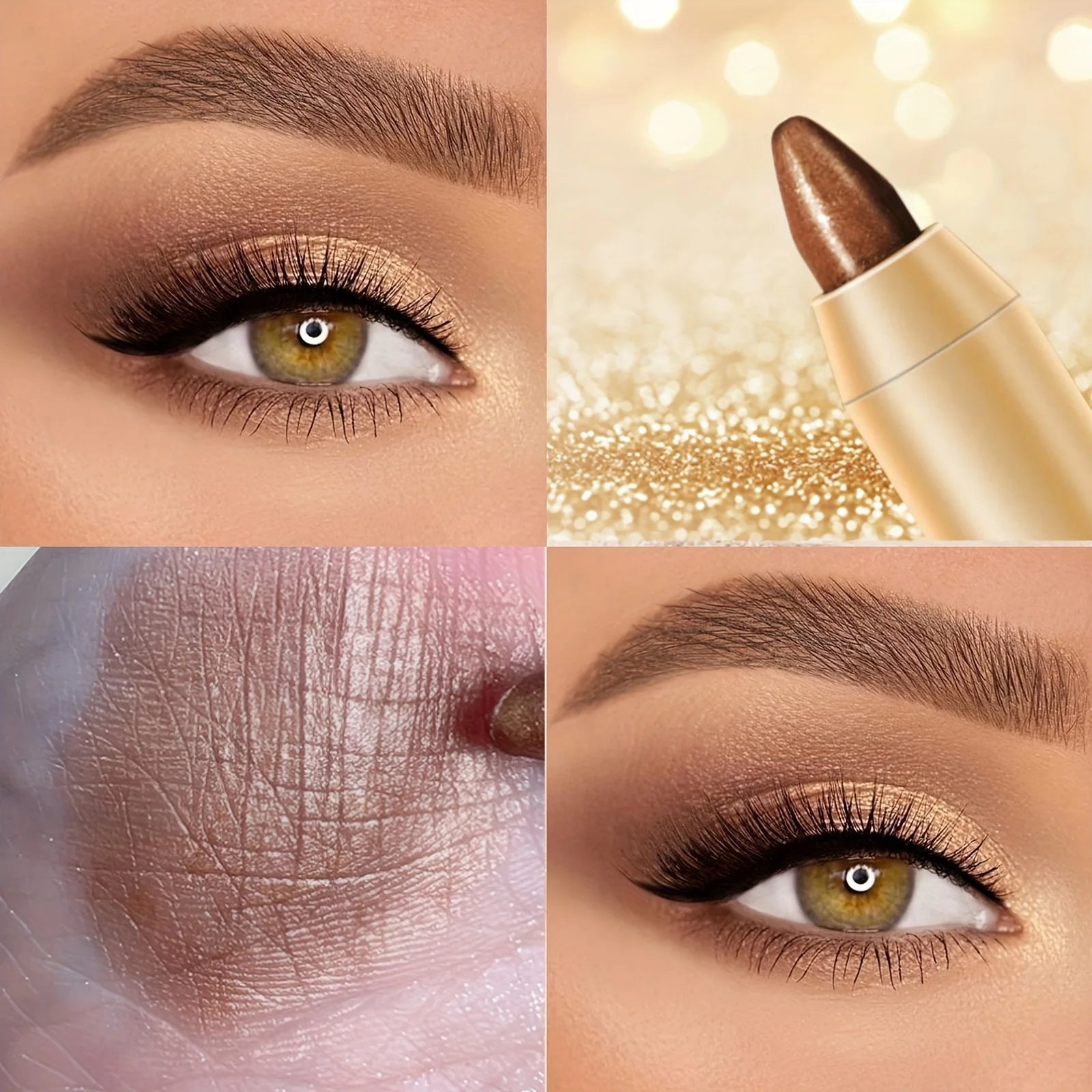 Waterproof Eyeshadow Stick Matte Shimmer Long-lasting Wear Qme 04