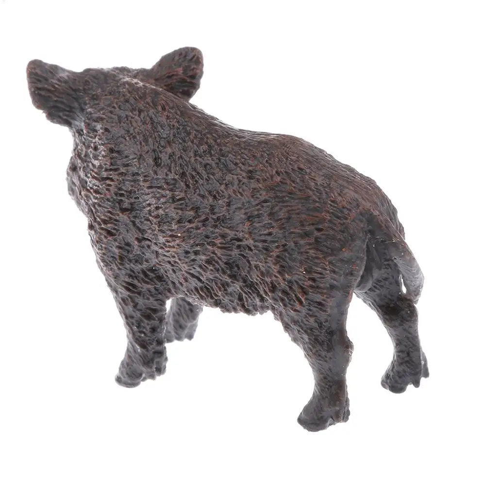 Realistic Boar Animal Model Simulated Wild Pig Action Figures Qme