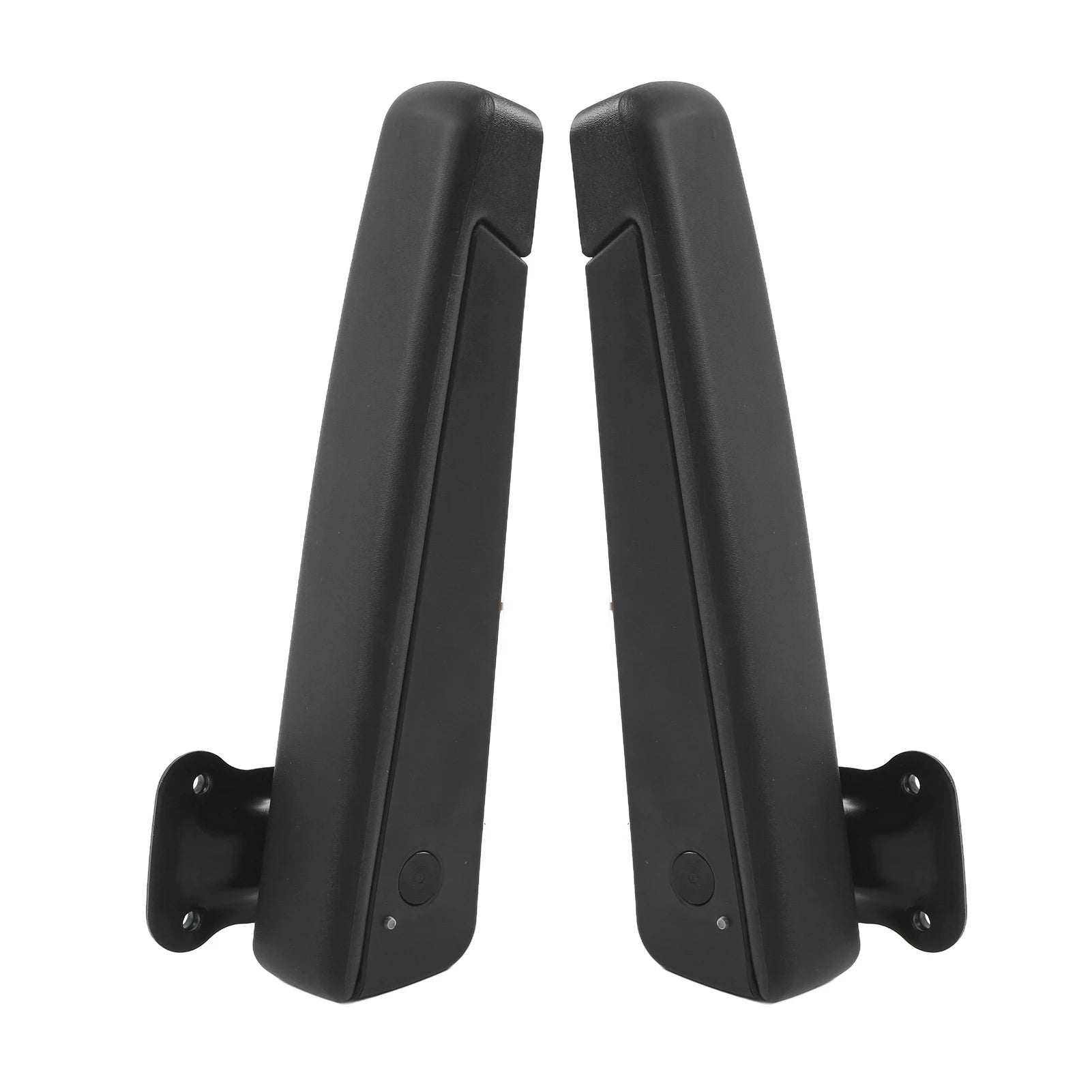1Pair of Car Adjustable Seat Armrest Shock Resistant PU Sponge Black Universal for Automobiles Trucks Adjustable Armrest Qme