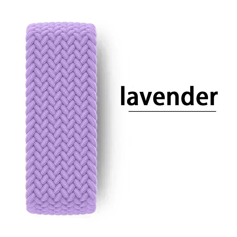 Braided Solo Strap Apple Watch Band Nylon Correa Bracelet Iwatch