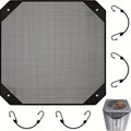 1pc, Durable Outdoor Air Conditioner Cover Water Resistant Fabric, Windproof Design, Protects Against Dust And Cold Air, Qme black