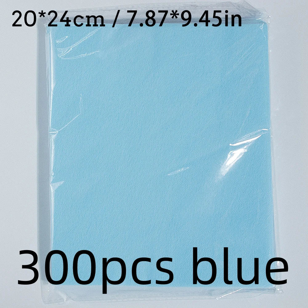100pcs Nail Dust Collector Filter 20*24cm Nail Vacuum Clean Collector Filter Paper Dustproof Replace Nail Vacuum Filter Pad Qme 300pcs blue