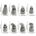 Halloween Luminous Ghost Figurines Glow Dark Miniature 8 Landscape Qme White China Mainland