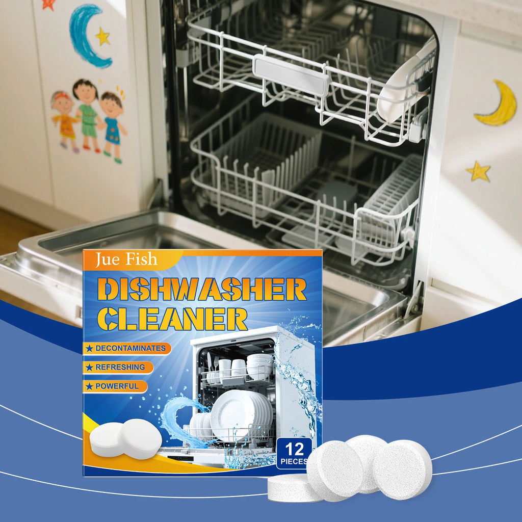 Dishwasher Cleaner Quickly Dissolving Oil Stain Reduce Odors Effectively Inhibit Bacterial Growth Remove Scale Detergent Tablets Qme
