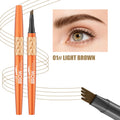 1PC 4 Split Head Eyebrow Tattoo Pen Waterproof Sweatproof Long Lasting Liquid Eyebrow Pen Natural Wild Brow Makeup Qme 9716-1