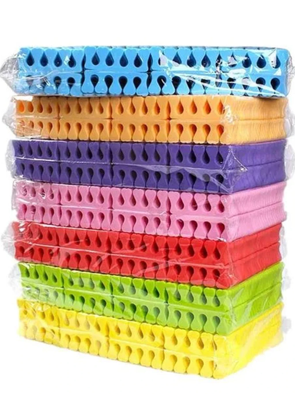 100 Nail Art Toe Separators Fingers Foots Sponge Soft UV Gel Polish Qme