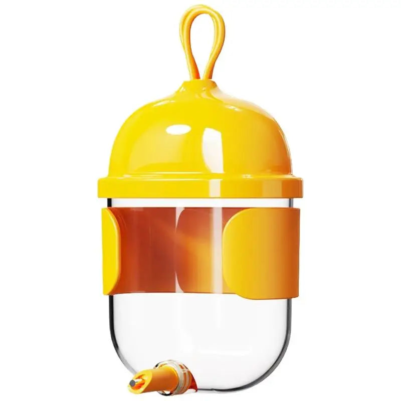 Tiger Skin Parrot Myna Water Feeder Birdcage Hanging Supplies Bird Qme