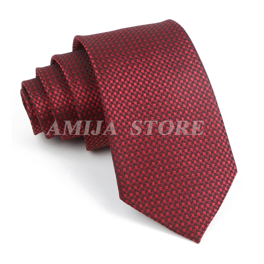 Tie Men Gravatas Wholesale Fashion Woven Luxury Necktie Dark Grey Dot