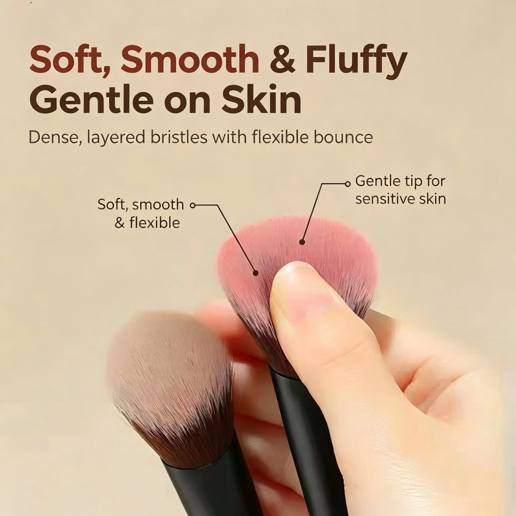 Slope Powder Blusher Brush Soft Beginner Soft-bristled Highlight Qme