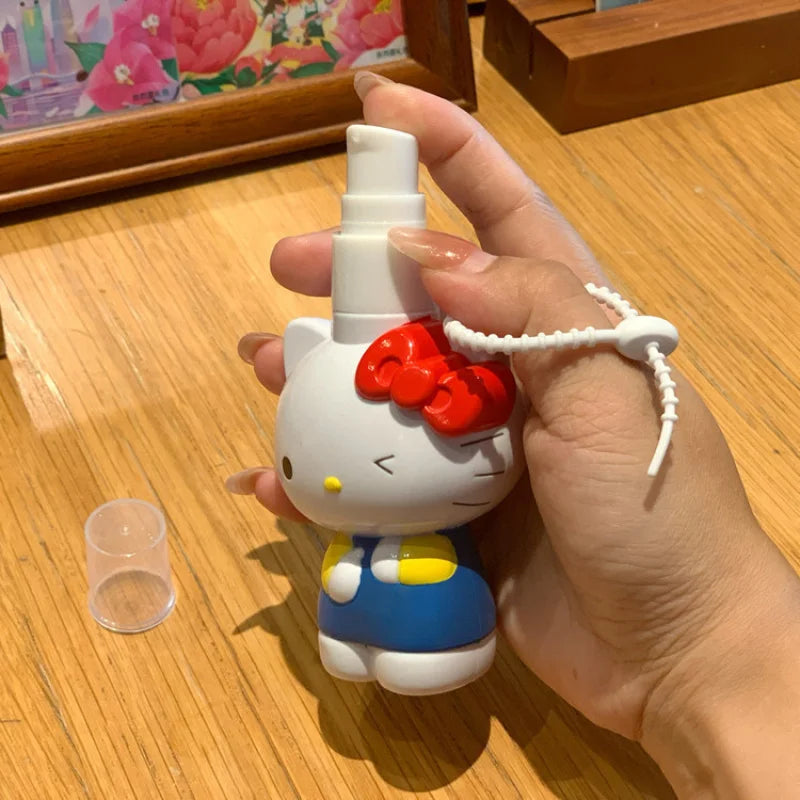 Hello Kitty Kuromi Mini Portable Travel Bottles Cartoon-themed Lotion and Shower Bottles for Home Use Spray Bottles Qme