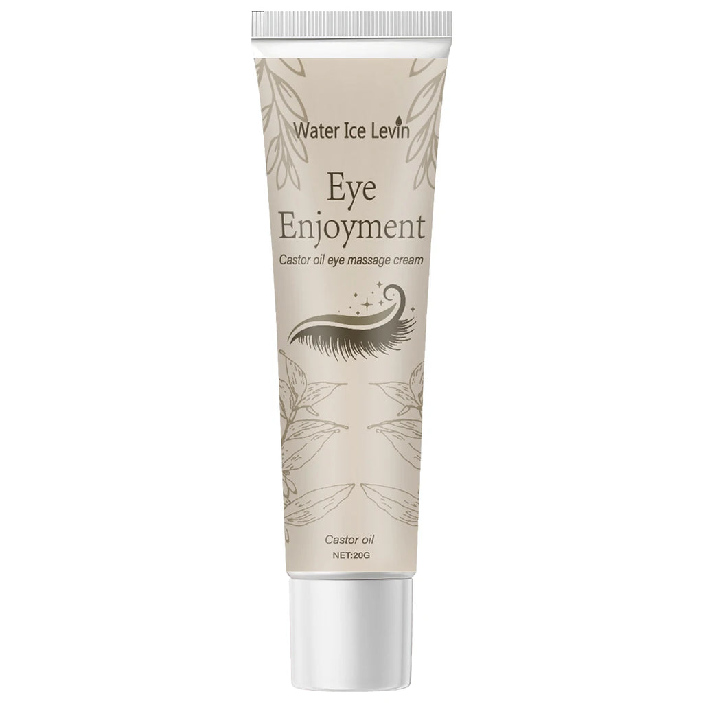 Water Ice Levin Castor Oil Eye Massage Cream 20g | Deep Anti-Wrinkle + Firming Treatment | Banish Bags, Dark Circles & Fine Lin Qme one 20g