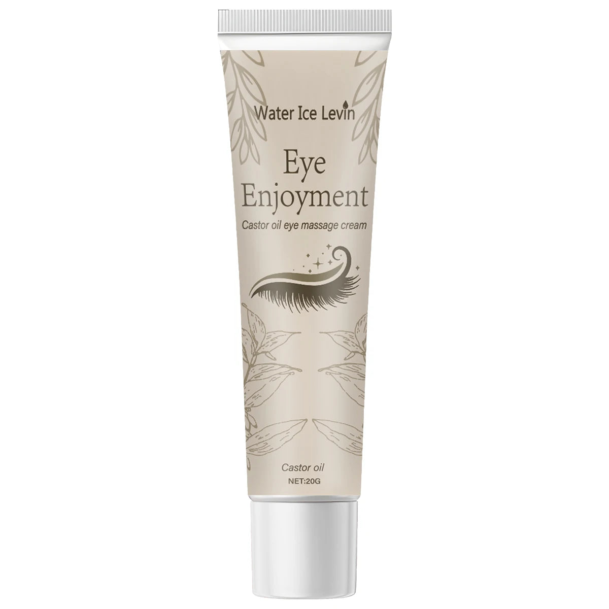 Water Ice Levin Castor Oil Eye Massage Cream 20g | Deep Anti-Wrinkle + Firming Treatment | Banish Bags, Dark Circles & Fine Lin Qme one 20g
