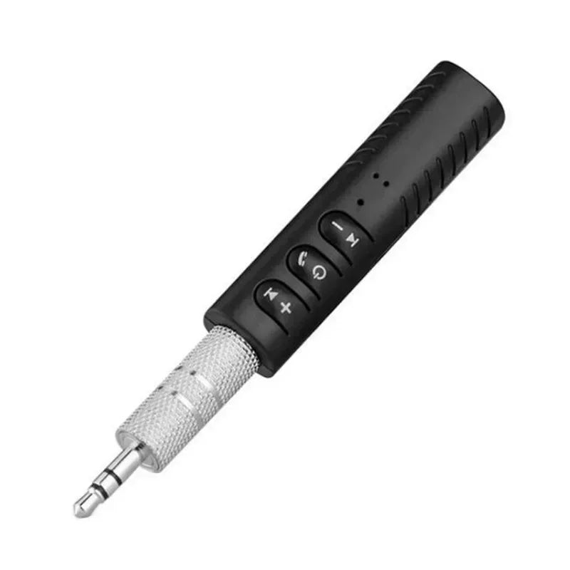 3.5mm Bluetooth Receiver Car Bluetooth Hands-free Audio Receiver Lavalier Portable MP3 Music Player Adapter for Mobile Phone Qme