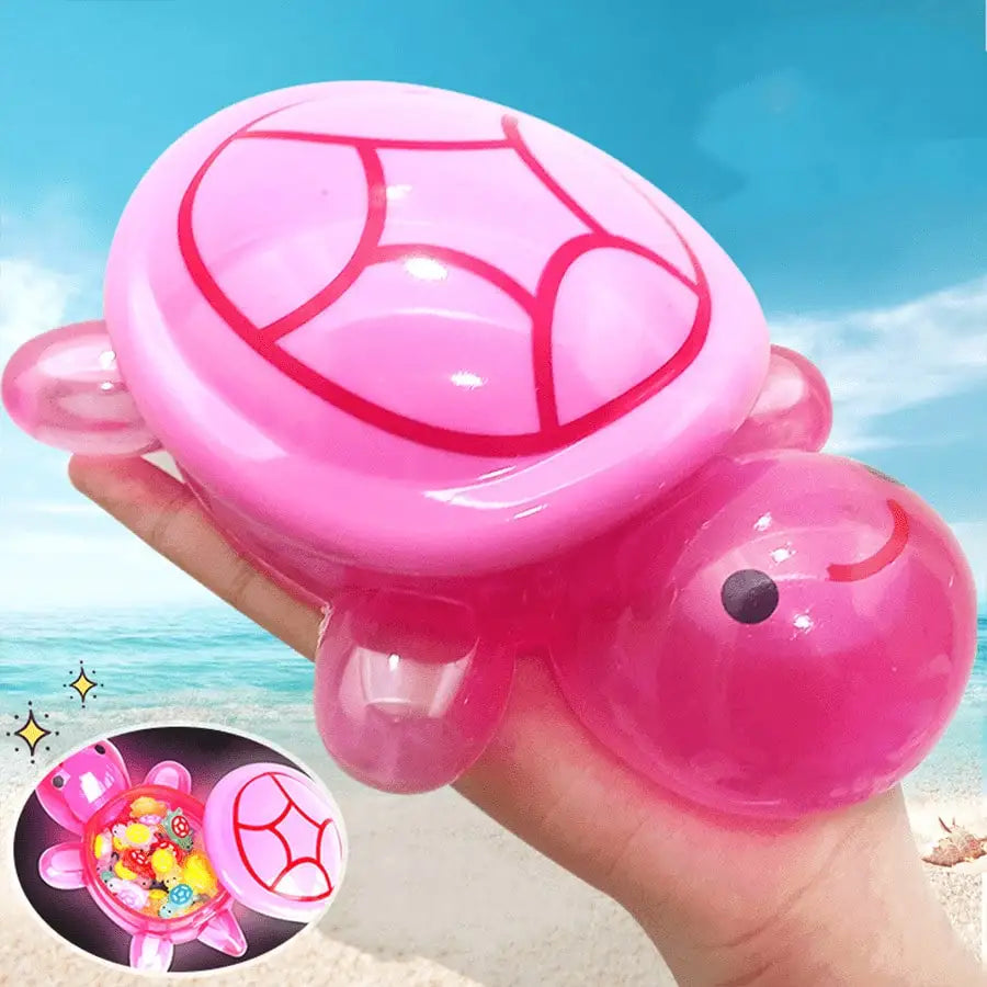 Giant Turtle Night Light Storage Box Cute Doll Shell Essential Qme