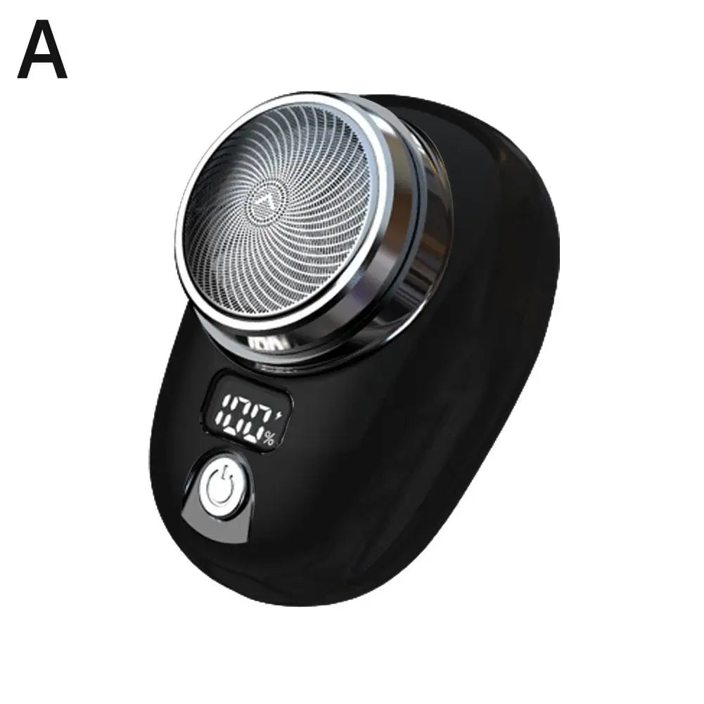 Mini Electric Razor Shaver for Men Vehicle Mounted Shave with Digital Display Cordless Travel Pocket Shaver Face Beard Trimmer Qme A China