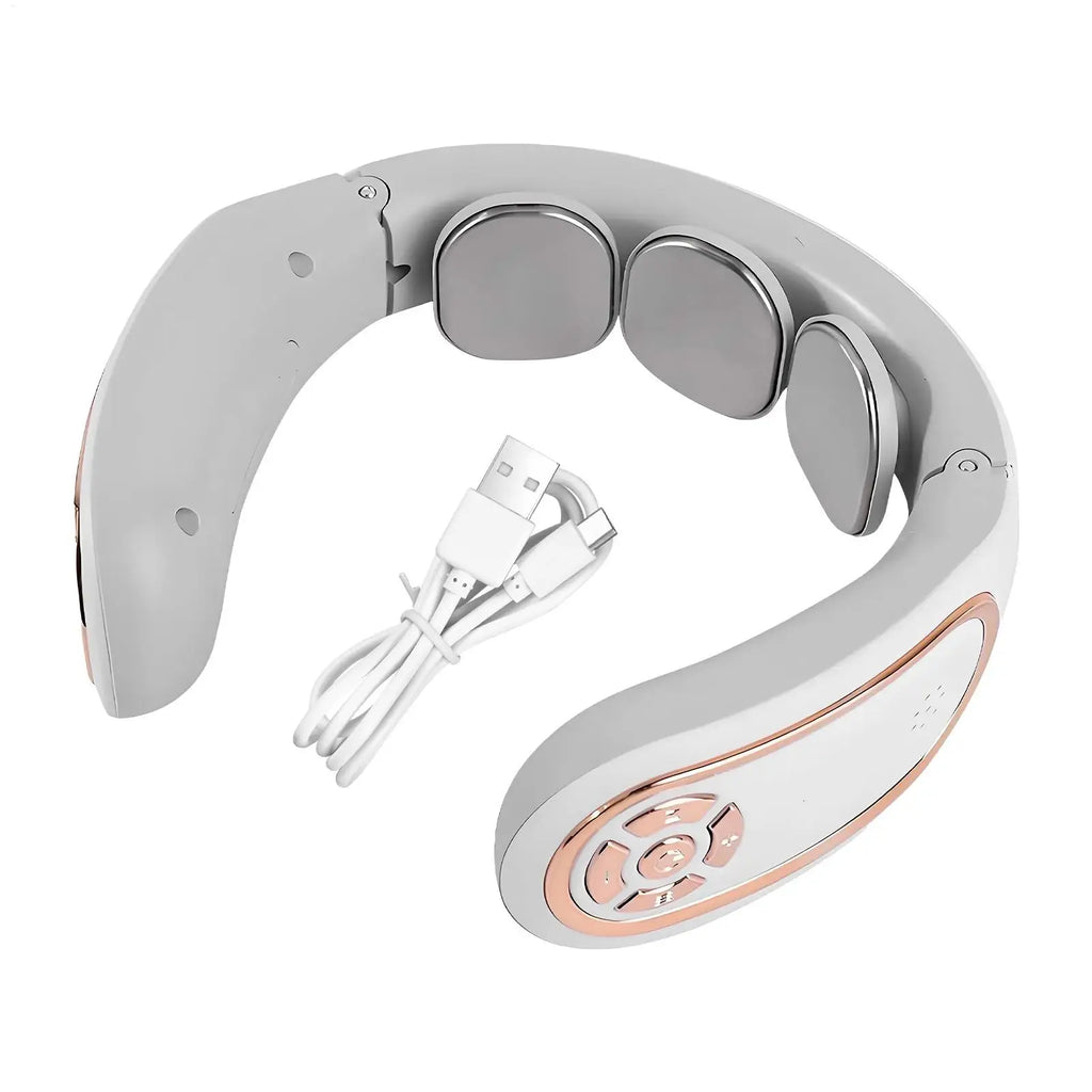 Electric Neck Massager Heat 3 Levels 4 Modes Relaxes Back Shoulder Qme