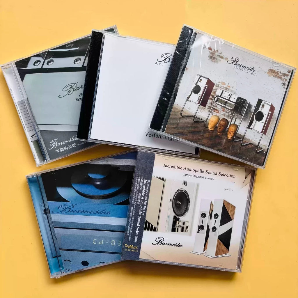 High-Resolution Hi-Fi Test 5CD Set, Featuring Audiophile Recordings, Professional Tuning Reference, Presenting Musical Details Qme