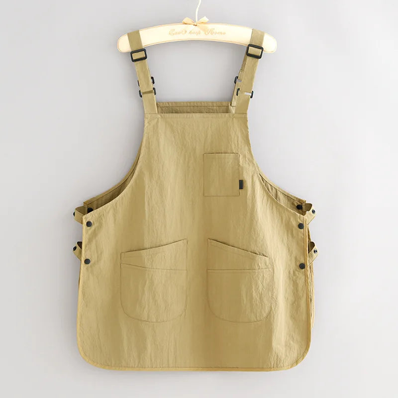 Adult Water-resistant Apron Household Kitchen Coffee Roasting Qme