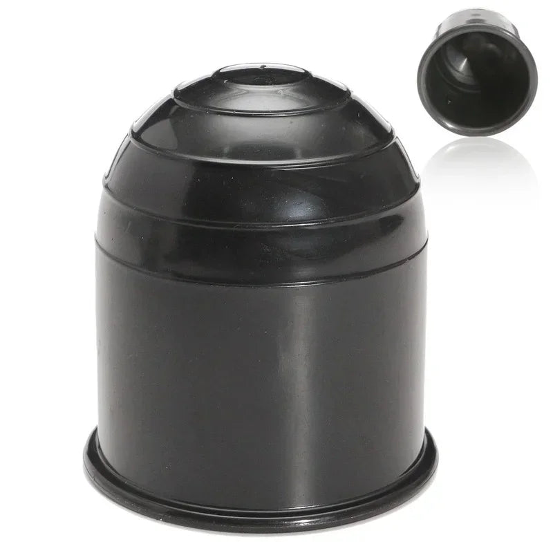 Universal 50MM Trailer Accessories Black Trailer Ball Cover Tow Bar Ball Cover Cap Hitch Protection Car Styling Qme