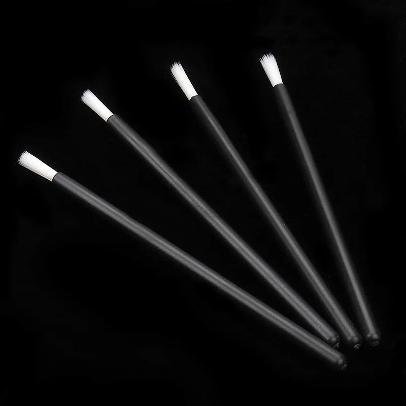 Disposable Nylon Fiber Lip Brush Lipstick Wands Clean Applicator Qme 50PCS Black China Mainland