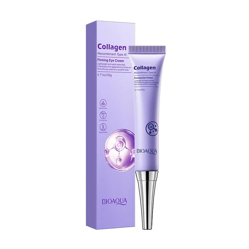 Collagen Eye Cream Faded Wrinkles Lifting Firming Fine Lines Serum Moisturizing Whitening Facial Essence Skin Care Products Qme 1pc