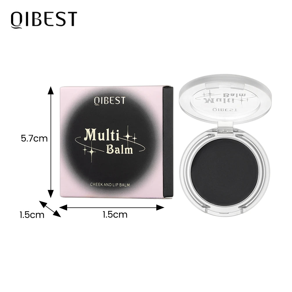 Black Crystal Blush Multi Balm Magic Temperature Change Blush Gel Blusher Cream for Lip Eye Makeup Pink Cheek Tint Rouge Palette Qme
