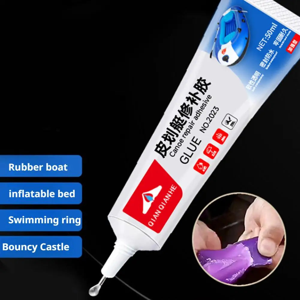 30/50ML PVC Adhesive Inflatable Boat Repair Glue SUP Repair Glue Tubes Inflatable Boat Paddle Board Kayak Tube Repair Glue Qme