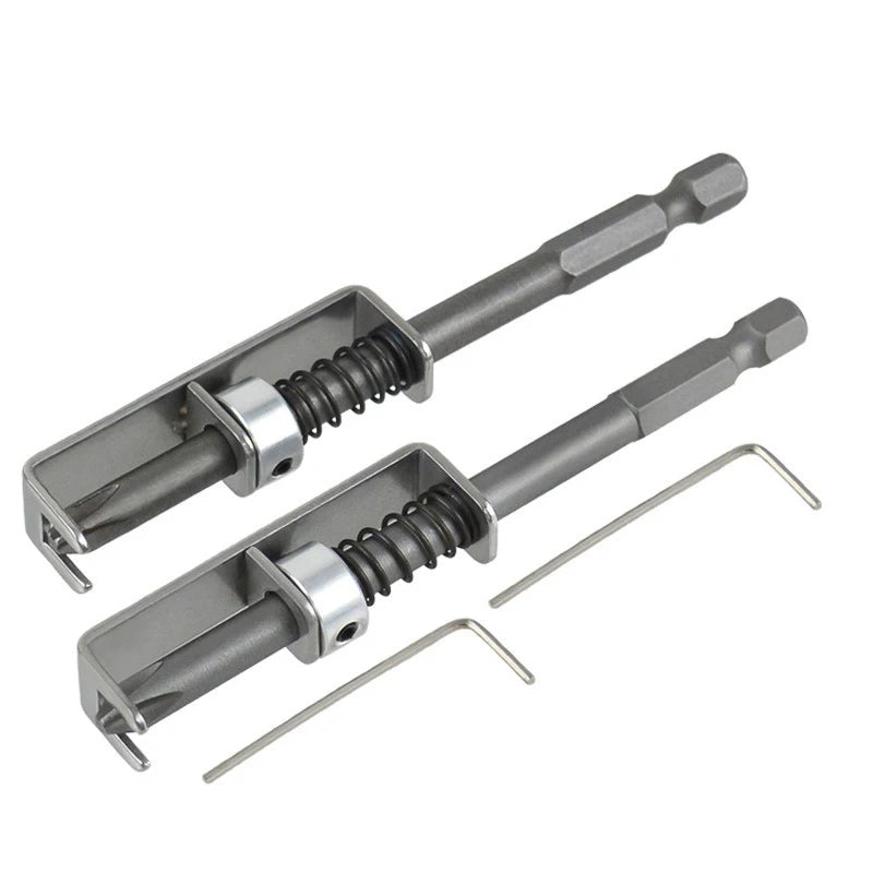 Spring Loaded Screw Holder Bit Anti-drop Screwdriver Grip Screws Qme 2PC