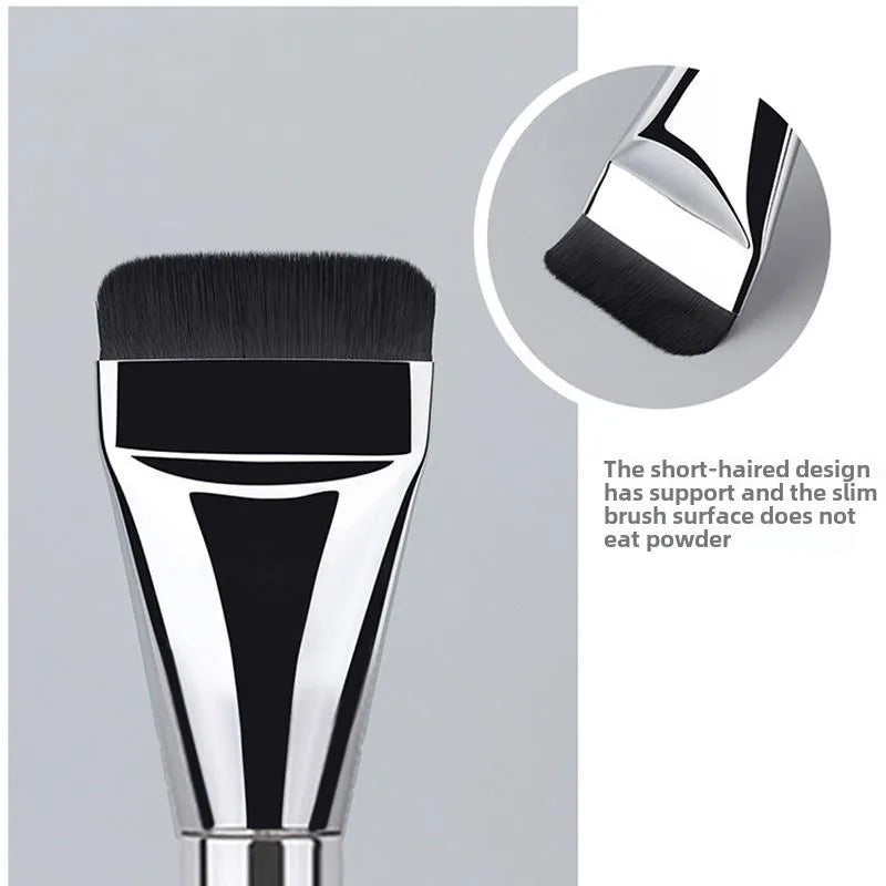 One-word Foundation Brush Flat Head Base Makeup Concealer Contour Qme