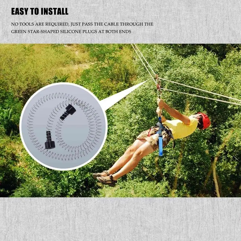 Zipline Spring Brake Stainless Steel Zip Line Heavy Duty Speed Reducer Qme Default Title