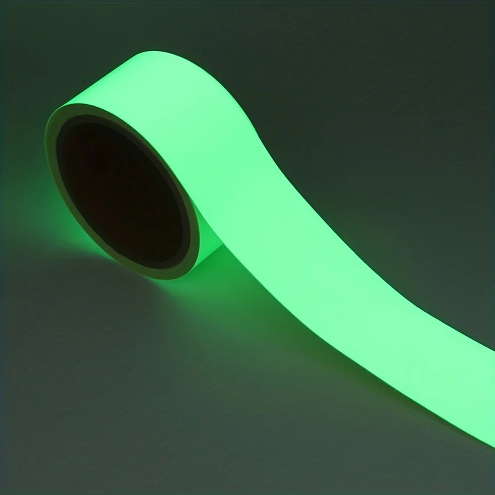 Luminous Fluorescent Night Self-adhesive Glow In The Dark Sticker Tape Safety Security Home Decoration Warning Adhesive Tape Qme