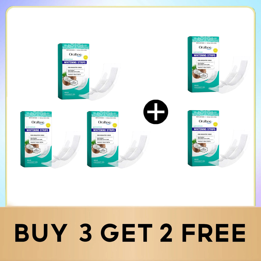 Tooth Whitening Strips Remove Tooth Stains Tartar Plaque Lighten Dark Dental Cleaning Improve Bad Breath Bleach Teeth Brightener Qme Buy 3 get 2 free
