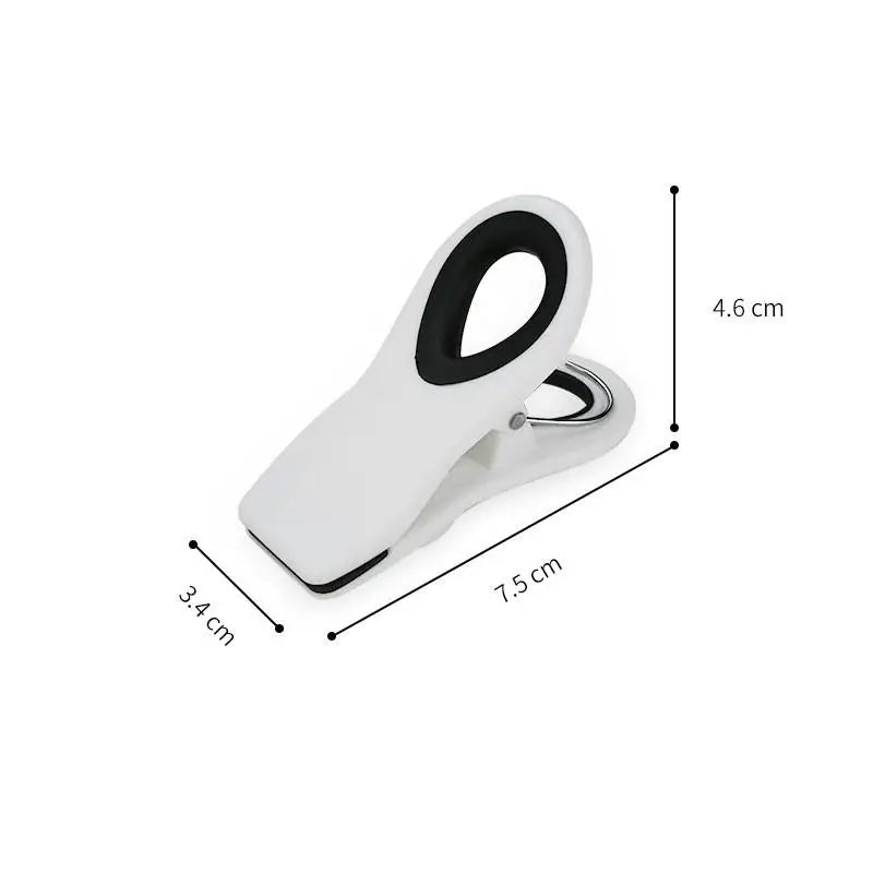 Moisture-proof Refrigerator Magnetic Clip Food Grade Strong Magnet Qme White