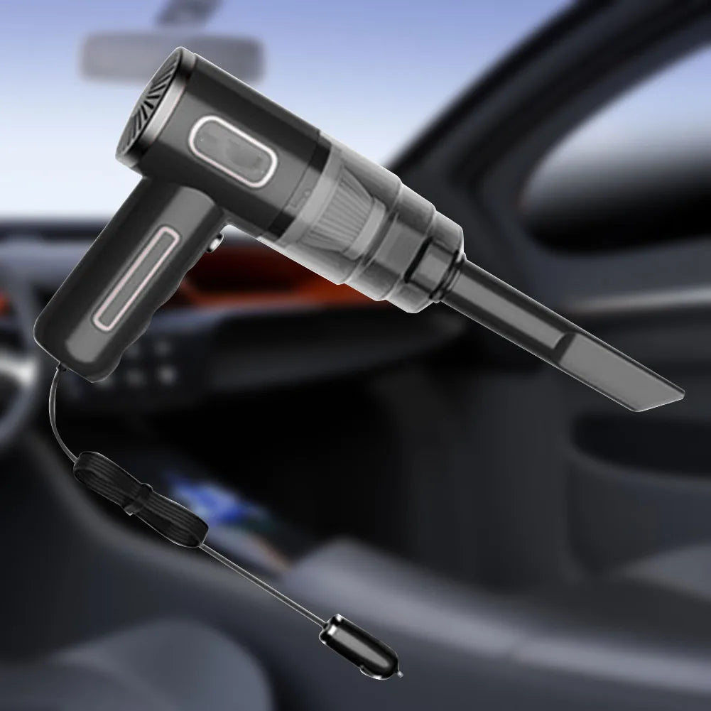 1500mAh Portable Car Vacuum Cleaner USB Plug Handheld Vacuum Cleaner Powerful Suction for Auto/Home/Office/Pet Hair/Keyboard Qme