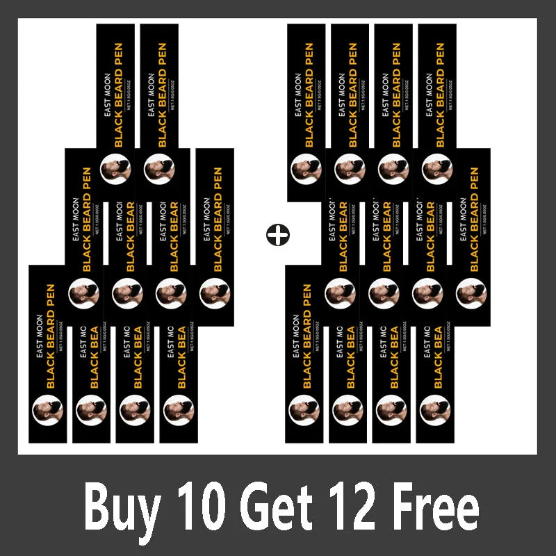 Instant Beard Filler Pen With Brush Comb Disposable Waterproof Moustache Beard Coloring Pen Filling Enhancer Hair Beard Stuffing Qme Buy 10 Get 12 Free