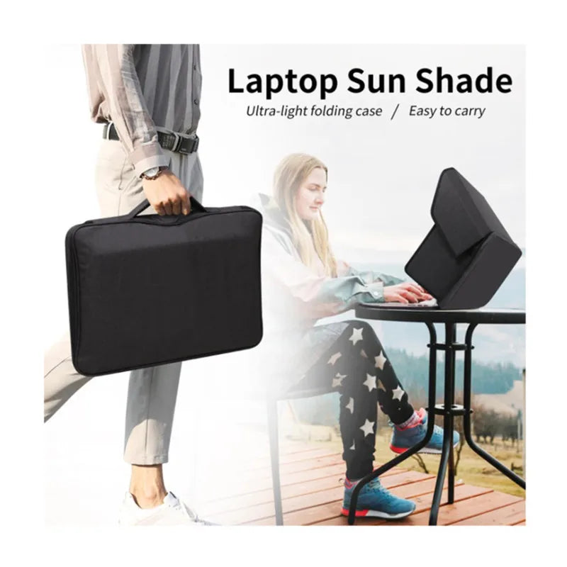 Portable Laptop Privacy Cover Sun Protection Lightweight Foldable Qme