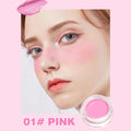 Waterproof Durable Powder Blusher Light Not Dry Suitable All Skin Qme 01 PINK