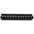 Horse Whip Crop Holder Rack Plastic Stable Whip Storage Stand Space Saving Easy Install Horse Riding Equipment Farm Stable Stand Qme black