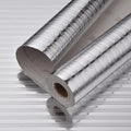 Silver Self Adhesive Temperature Resistance Wallpaper Waterproof Oil Qme 6 40cmX10m