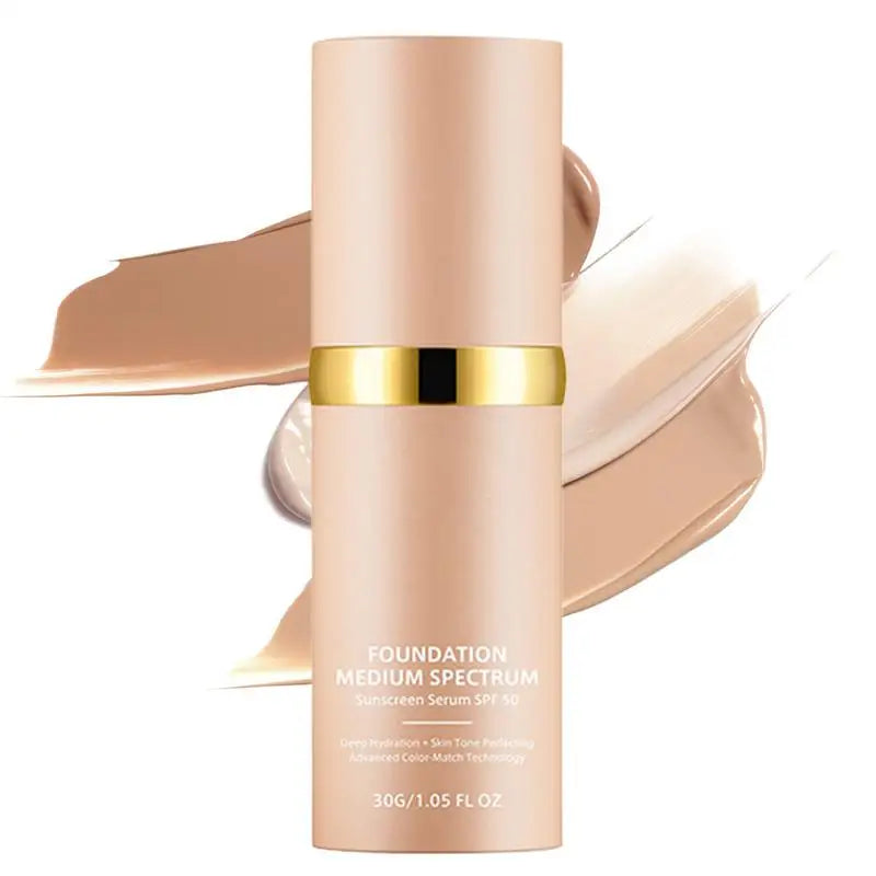 Changing Foundation Lightweight Skin Concealer Liquid Soft Matte Long Qme