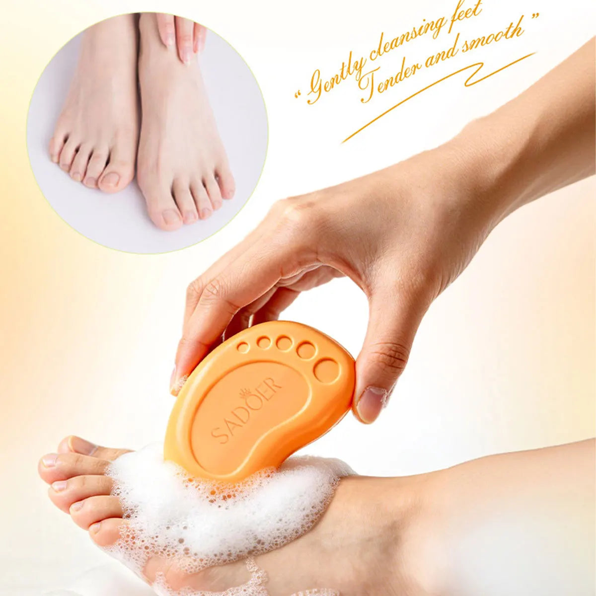 Turmeric Foot Soap Deep Exfoliating Cleanses Brightens Smoothes Qme